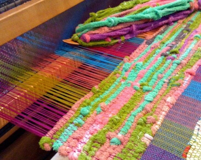 Weaving Sock Looper Rag Rugs